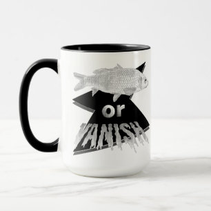 Fish or Vanish Mug - Monochrome