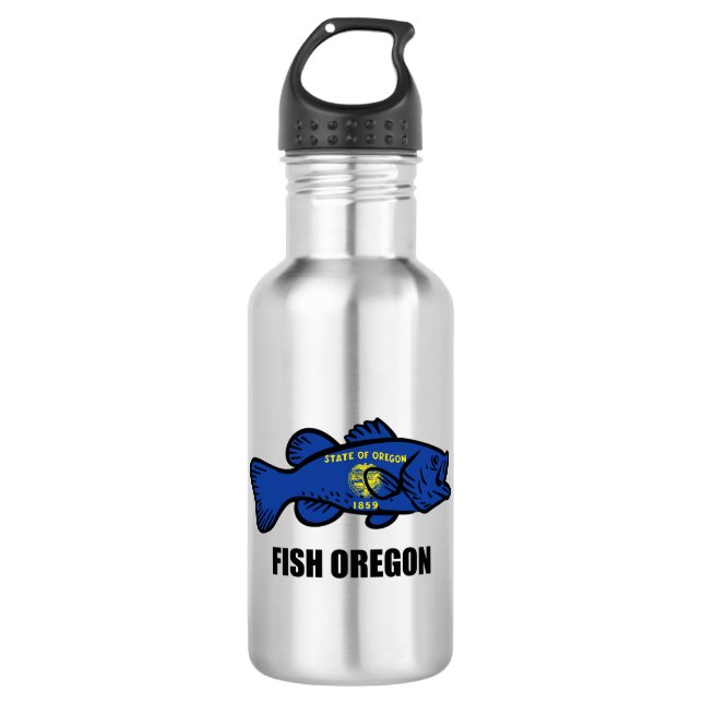 Fish Oregon 532 Ml Water Bottle (Front)
