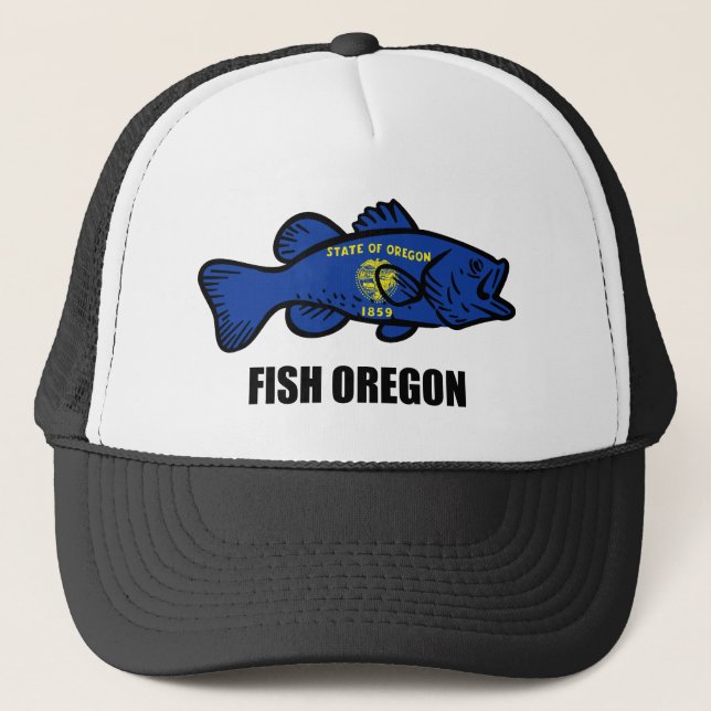Fish Oregon Trucker Hat (Front)