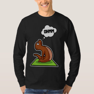 Fish Otter Yoga Poses Sport Gymnastics Ohm Heartbe T-Shirt