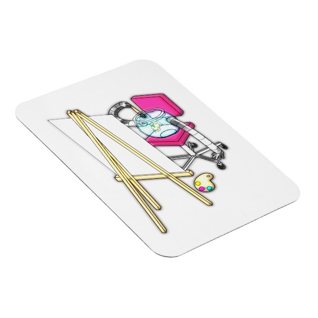 Fish Painter ("Water Colour") -  Magnet (Right Side)