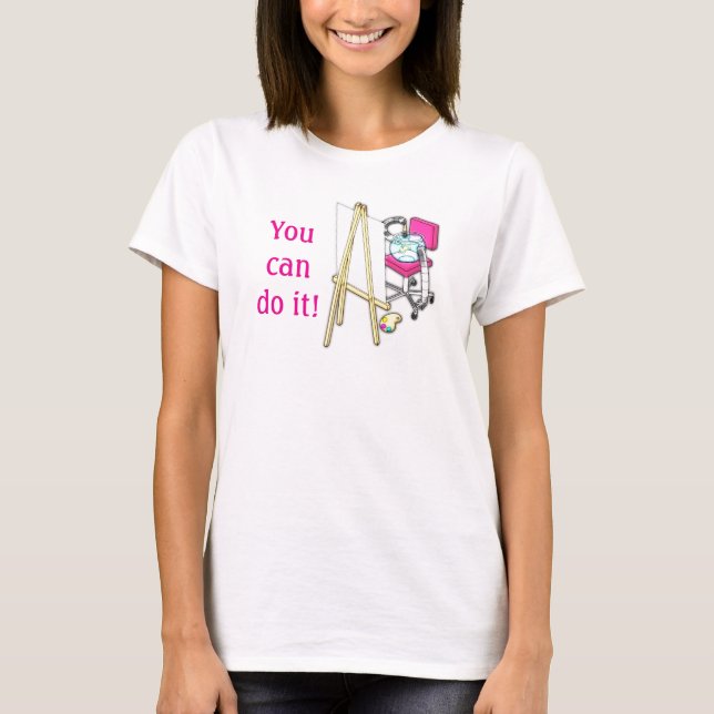 Fish Painter ("Water Colour") -  T-Shirt (Front)