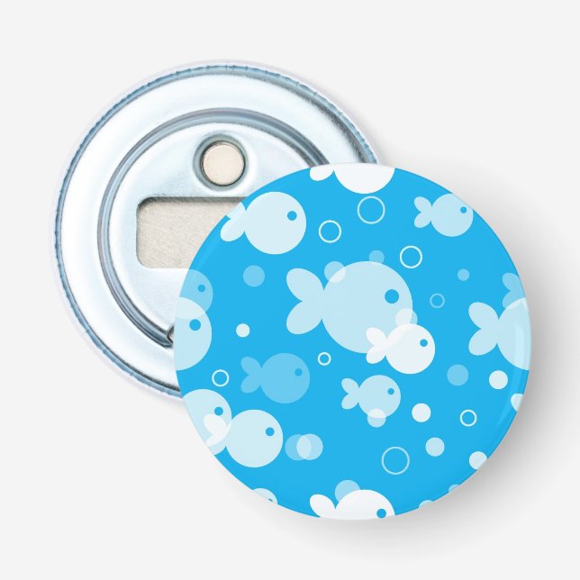 fish pattern bottle opener (Front)