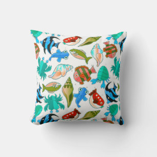 Fish Pattern Cushion