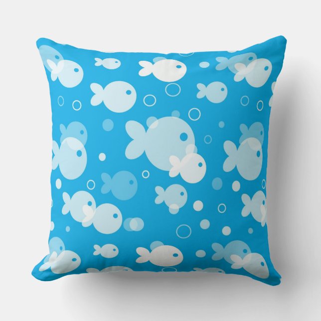 fish pattern cushion (Front)