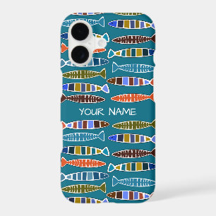 Fish Pattern custom name phone cases