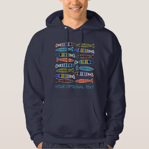 Fish Pattern custom text shirts & jackets