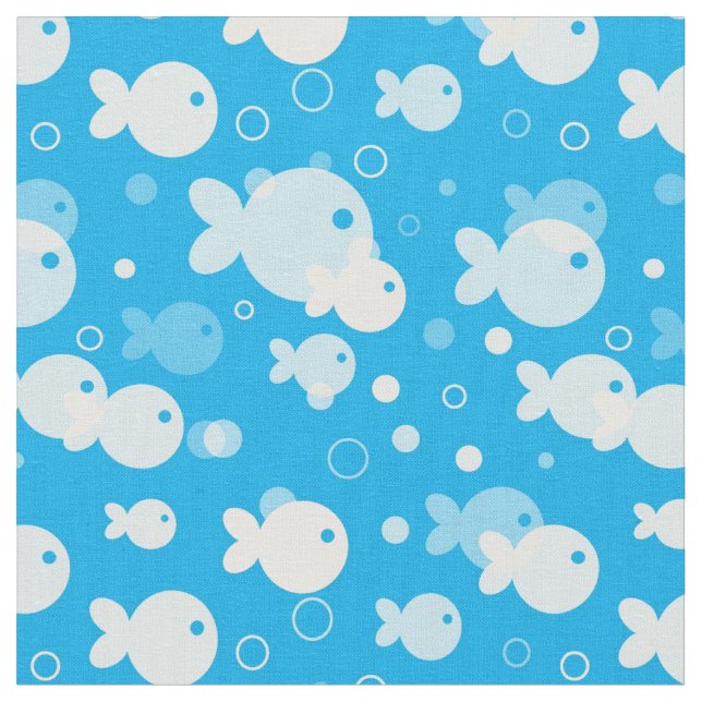 fish pattern fabric (Close Up)