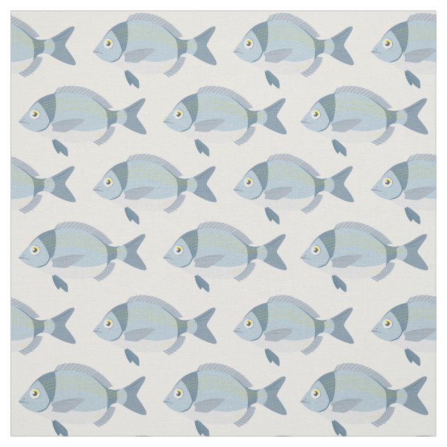 Fish Pattern fabric (Swatch)