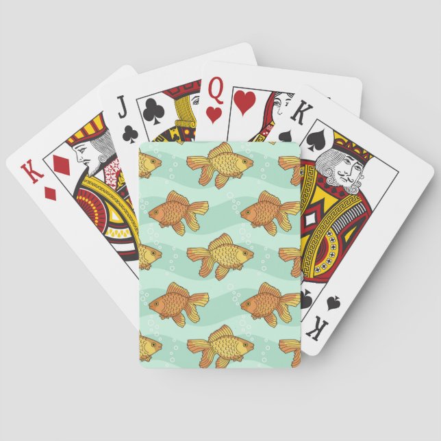 Fish-pattern Playing Cards (Back)