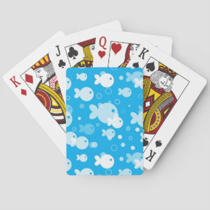 fish pattern playing cards