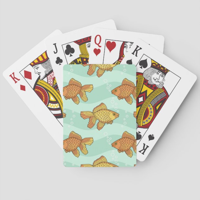 Fish-pattern Playing Cards (Back)