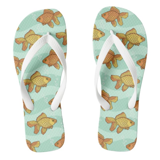 Fish-pattern Thongs (Footbed)