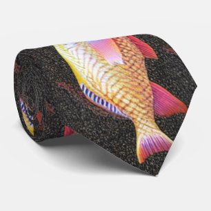 Fish  Pattern Tie