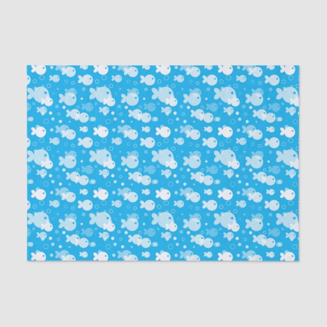 fish pattern tissue paper (Front)