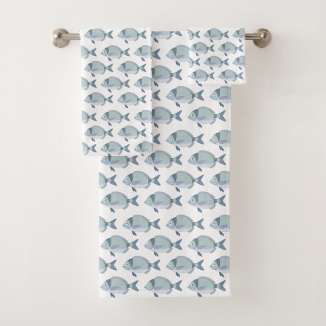 Fish Pattern towel set (Insitu)