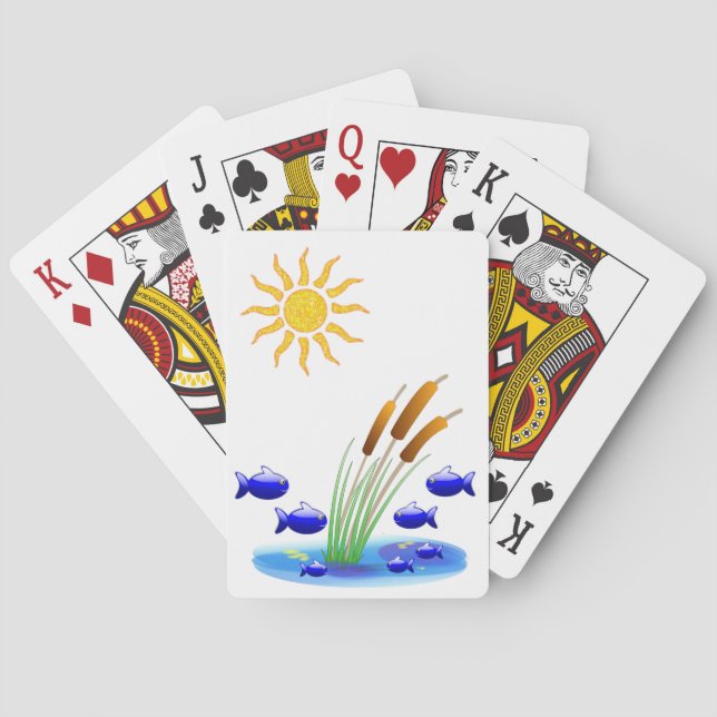 Fish Playing Card Deck (Back)