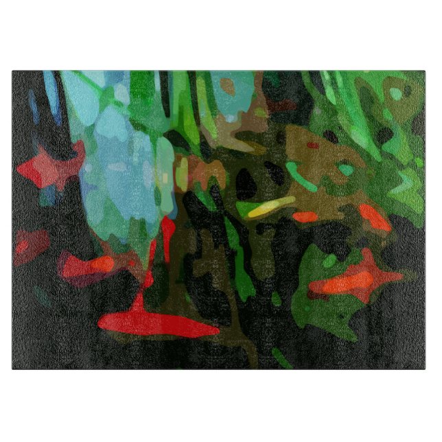 Fish Pond  Cutting Board (Front)