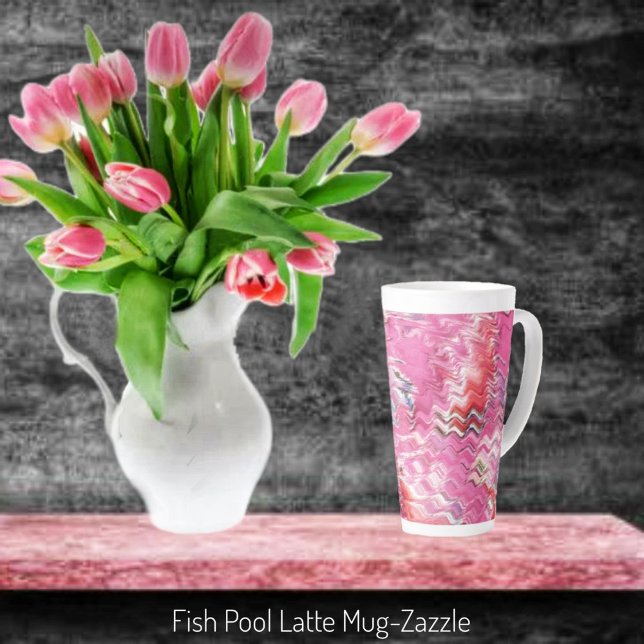 Fish Pool    Latte Mug (Creator Uploaded)