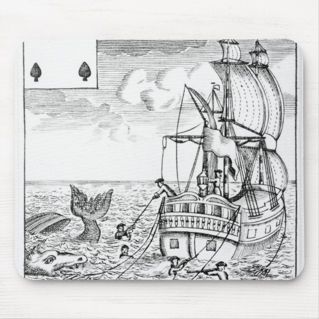 Fish Pool playing card Mouse Pad (Front)