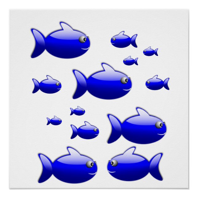 Fish Poster Beach House Posters (Front)