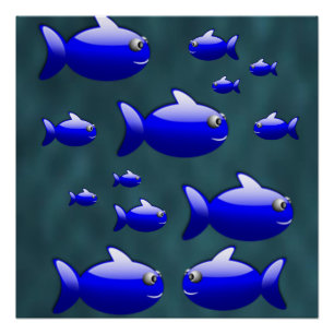 Fish Poster Beach House Posters