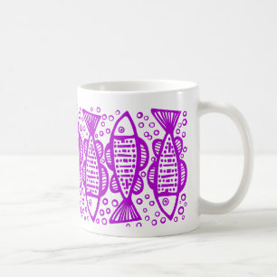 Fish - Purple Coffee Mug