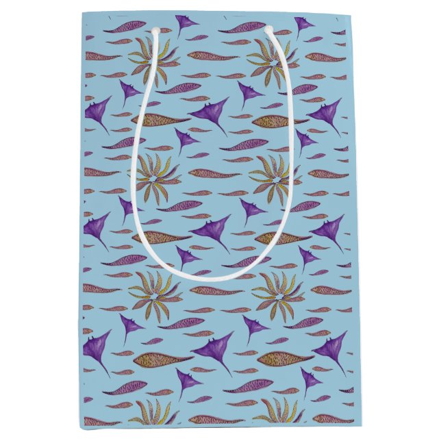 Fish & Rays  Medium Gift Bag (Front)