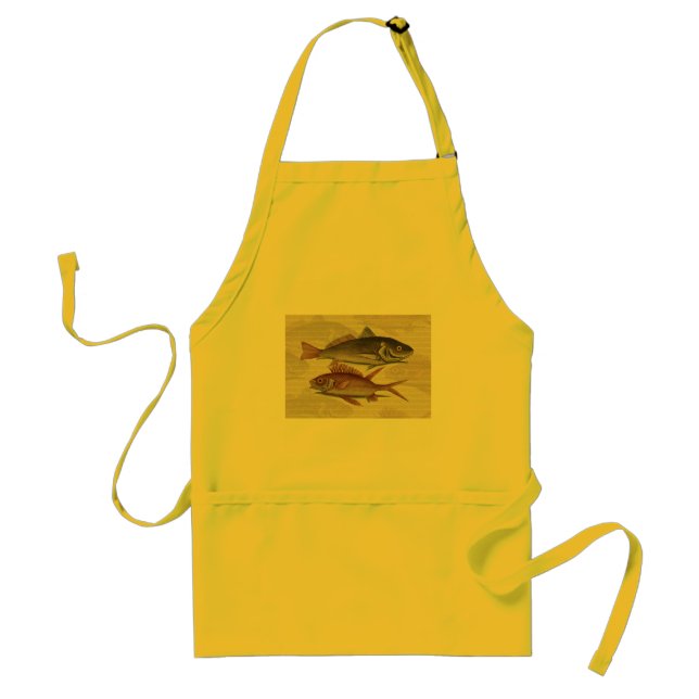 Fish Red Perch Fisherman Art Standard Apron (Front)