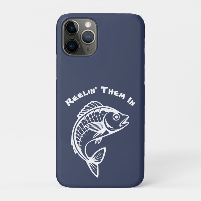 Fish-Reelin Them In Case-Mate iPhone Case (Back)
