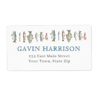 Fish return address label