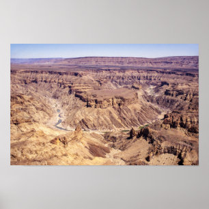 Fish River Canyon in South Namibia, Africa Poster