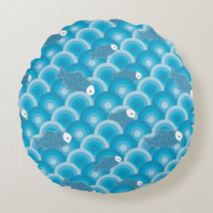 Fish Round Cushion