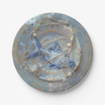 Fish - Round Paper Plates