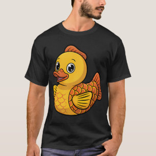 Fish Rubber Duck Cute Hybrid Design T-Shirt