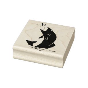 Fish Rubber Stamp