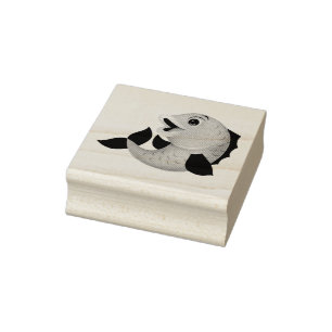Fish Rubber Stamp