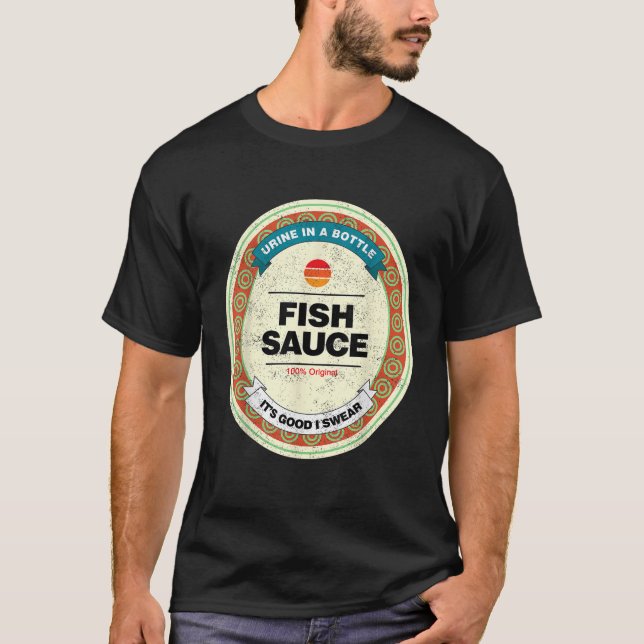 Fish Sauce Funny Japanese Sushi Condiment Hallowee T-Shirt (Front)