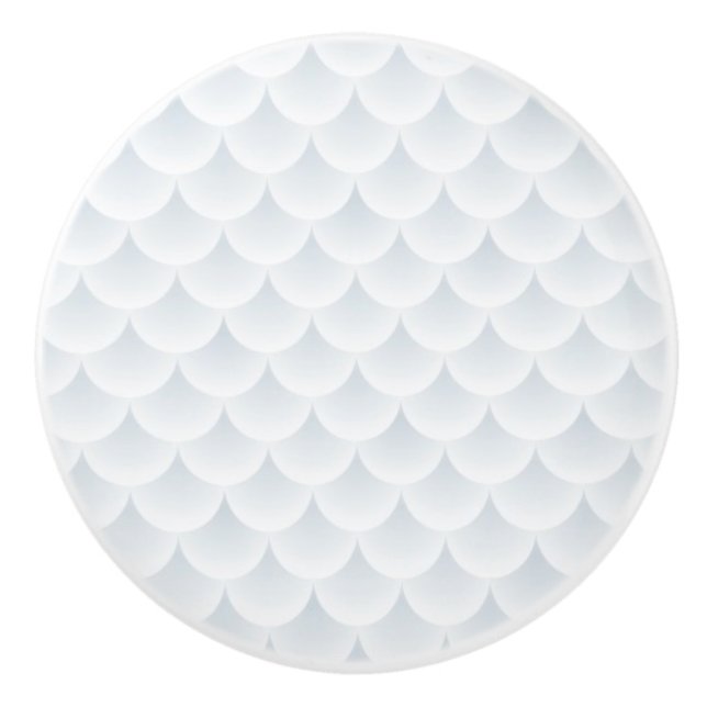 fish scale abstract vector background ceramic knob (Front)