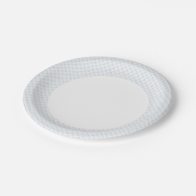 fish scale abstract vector background paper plate (Angled)