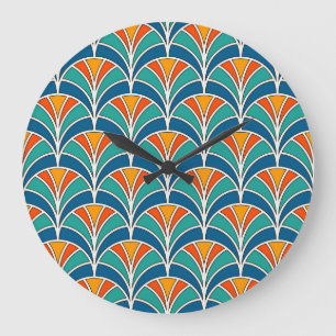 Fish Scale: Asian Traditional Large Clock