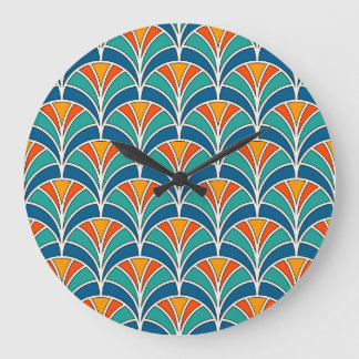 Fish Scale: Asian Traditional Large Clock