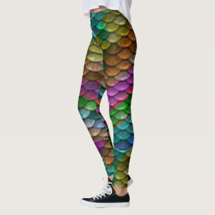 Fish Scale Leggings Mermaids, Weird leggings