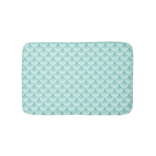 Fish Scales Pattern Bath Mat