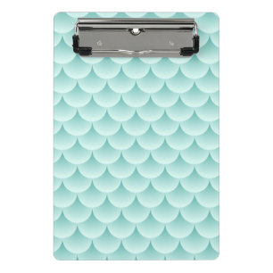 Fish Scales Pattern Mini Clipboard