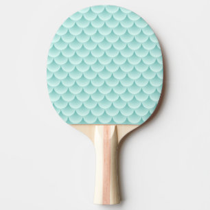 Fish Scales Pattern Ping Pong Paddle