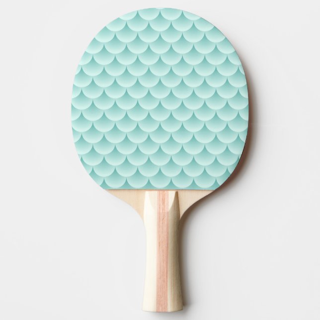 Fish Scales Pattern Ping Pong Paddle (Front)