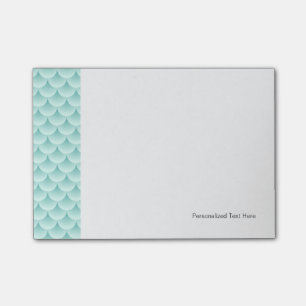 Fish Scales Pattern Post-it Notes
