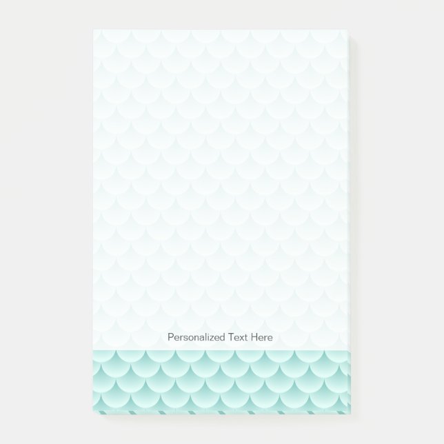 Fish Scales Pattern Post-it Notes (Front)