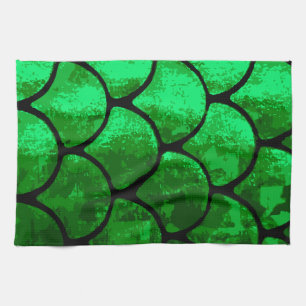 fish scales tea towel